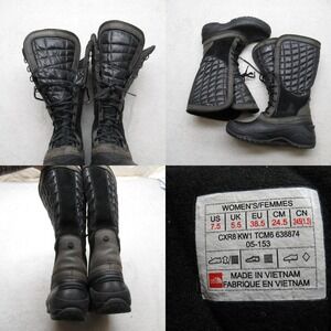 The North Face Winter Boot Women 7.5 Black Thermoball Utility Quilted Waterproof